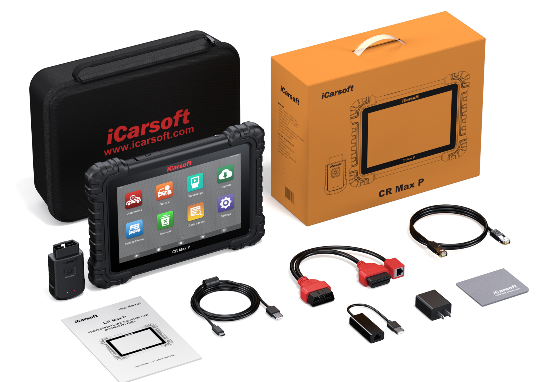 iCarsoft CR Max P packing list