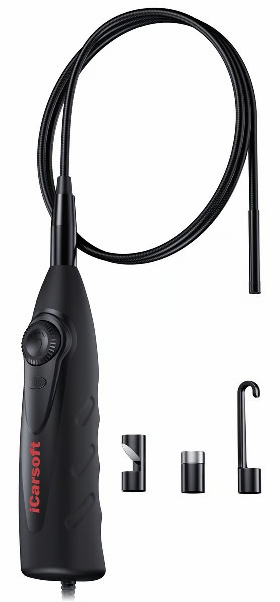 iCarsoft VDSP2000 with hook, mirror and magnet attachments